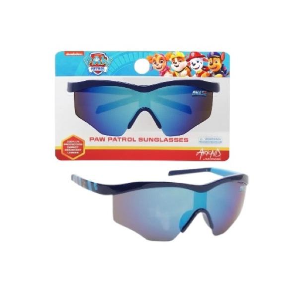 Paw Patrol Chase Sports Wrap Navy Blue Kids Sunglasses - Picture 1 of 7